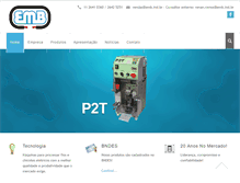 Tablet Screenshot of emb.ind.br