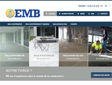 Tablet Screenshot of emb.be